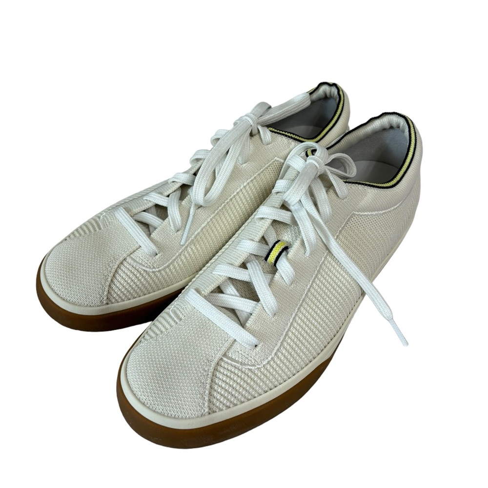 Rothy’s The Lace Up Sneaker in Blonde (Off White) - Size 9